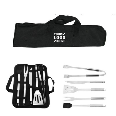 5 pieces BBQ Grill Tools Set