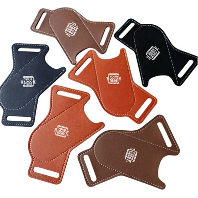 Handcrafted Leather EDC Belt Knife Sheath Pouch