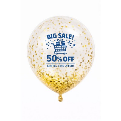 Confetti Sequin Latex Balloons