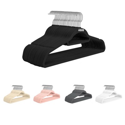 Flocking Clothes Hanger (10 Pack)