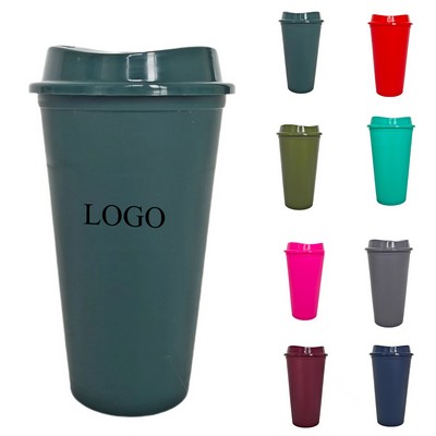 16 Oz Resuable Color Changing Cups with Lids