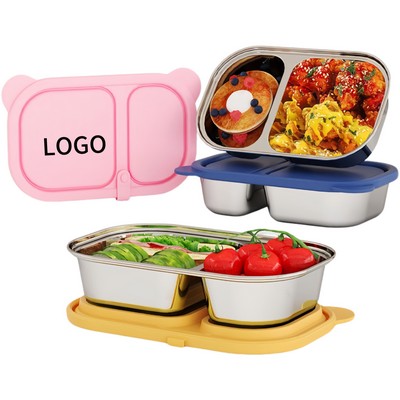 304 Stainless Steel Divided Lunch Box
