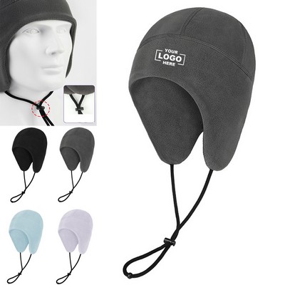 Soft Polar Fleece Aviator Cap