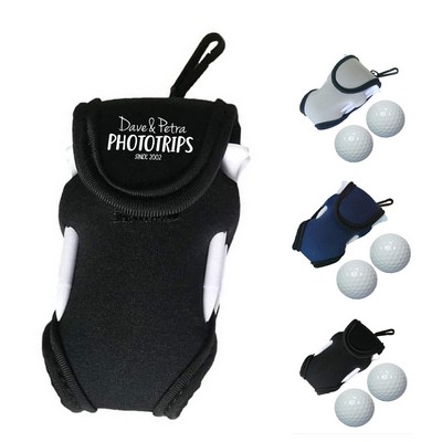 Neoprene Golf Ball Pouch