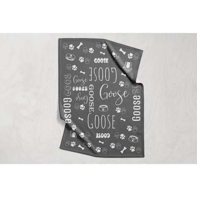 60" x 80" Sublimated Plush Minky Blanket