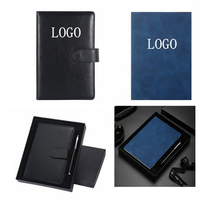 A5 PU Leather Notebook Pen Gift Set