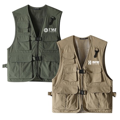 Multi-Pocket Fishing Vest