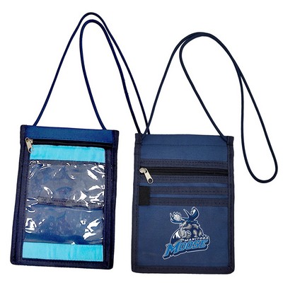 Everyday Multi-Pocket Neck Wallet with Dye Sublimation Print