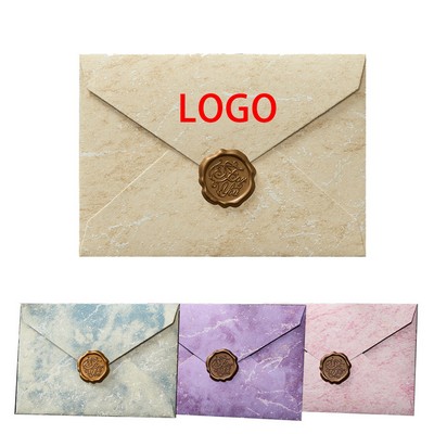 Custom Handwritten Gilded Stationery Envelope