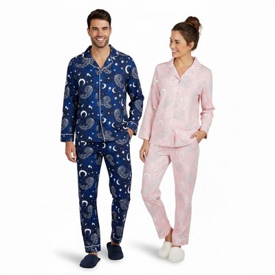 Custom 100% Cotton Unisex Pajama Set