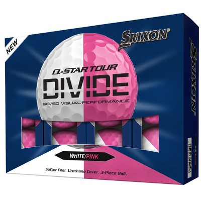Srixon - Q Star Tour 6 Divide- White/Pink - TMB10369866