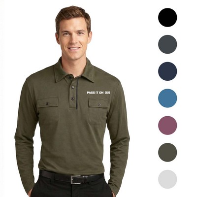 Performance Long Sleeve Polo