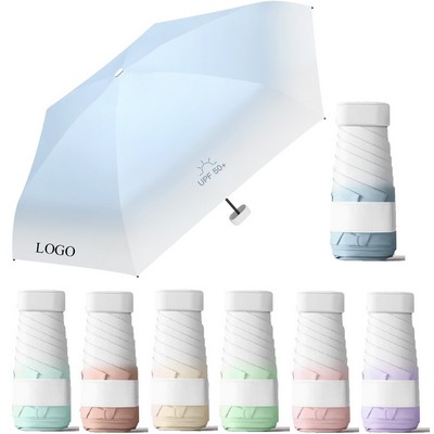Six-folding Mini Pocket Sun Umbrella