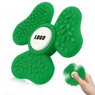 3-Leaf Silicone Fidget Spinner