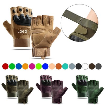 Combat Fingerless Grip Gloves (M - XL)