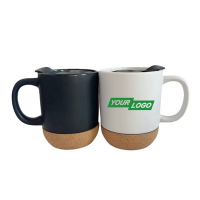 Ceramic Mug With Cork Bottom