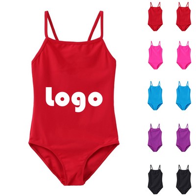 Girls One Piece Sling Swimsuit