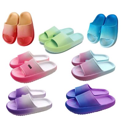 EVA Gradient Slide Sandals Non Slip Shower Slippers