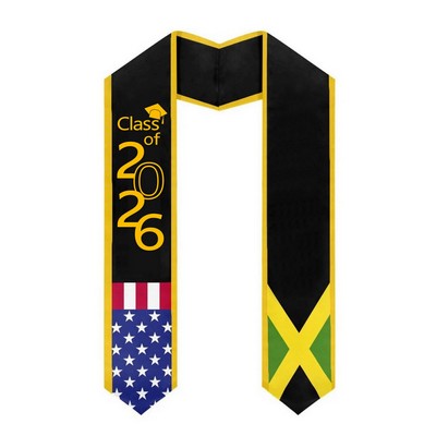 60" L Custom 2026 Graduation Stole Academic Sash