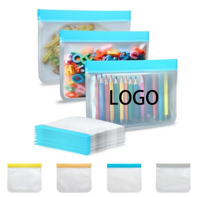 Leakproof Reusable PEVA Food Storage Bags