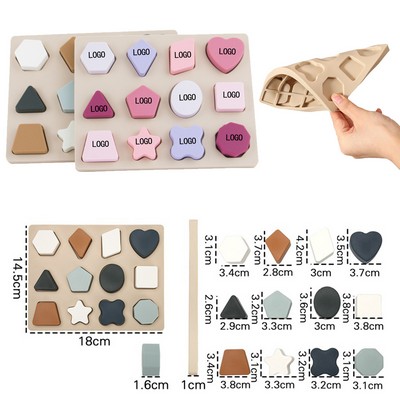Durable Food-Grade Silicone Educational Puzzle Toy