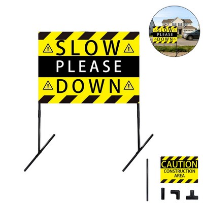 Construction Safety Warning Sign