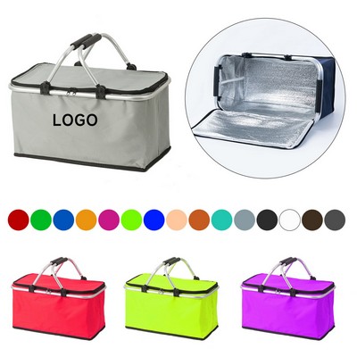 Foldable Insulated Picnic Basket