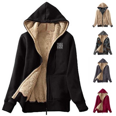 Cozy Sherpa Hooded Sweatshirt
