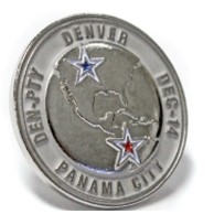 1" Custom Iron Lapel Pin w/Soft Enamel