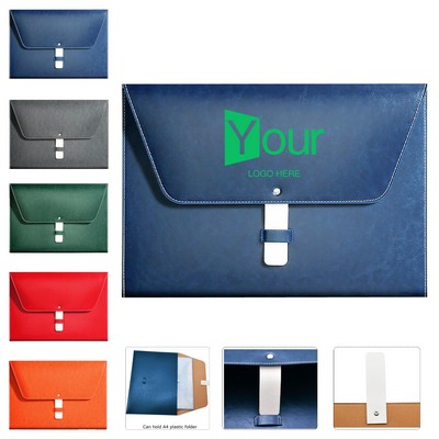 A4 PU Leather File Folder