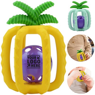 Infant Fruit-Shaped Silicone Teether