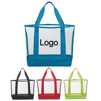Clear PVC Tote Bag