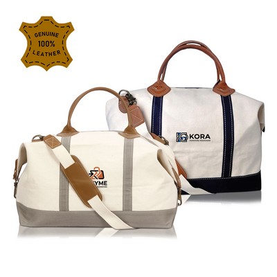 Signature Canvas Weekender Duffel Bag