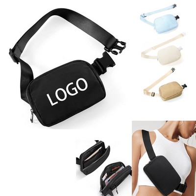 Waterproof Nylon Sports Chest Crossbody Bag