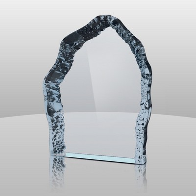 Medium Blue Iceberg Award (7"x5 3/4"x1")