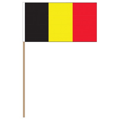 Belgium International Collection Hand Flag (9" x 12")