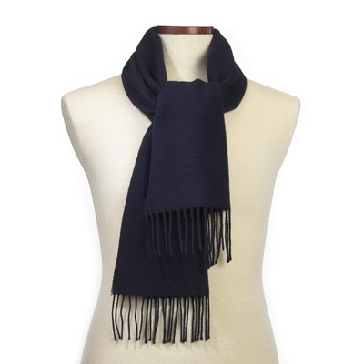 SALE - Navy Blue Acrylic Scarf