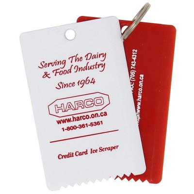 Ice Scraper with Key Ring (Blank)
