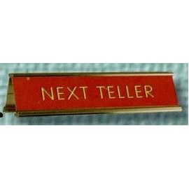 Desk Holders For Custom Engraved Signs (Double Sided 1 1/4"x6")