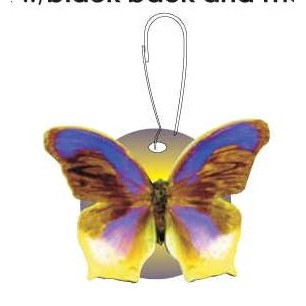 Purple & Yellow Butterfly Zipper Pull