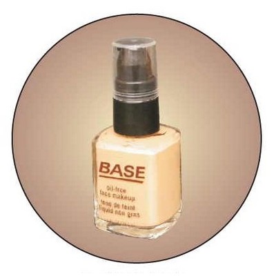 Base Foundation Round Metal Photo Magnet (2 1/2")
