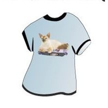 Balinese Cat T-Shirt Lapel Pin