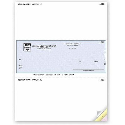 Standard Security Laser Multipurpose Checks - 2 Part