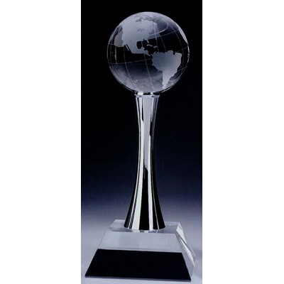 Large Globe Award w/Base (4¾"x4¾"x12")