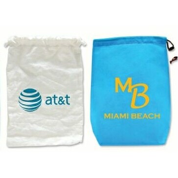 5 Oz. Natural Cotton Tote Bag w/ Double Drawstring or Toggle (6"x9"x3")