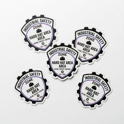 37 to 50 Sq. Inch Outdoor/ Indoor White Matte Vinyl Repositionable Decal