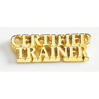 Certified Trainer Marken Design Cast Lapel Pin (Up to 1")