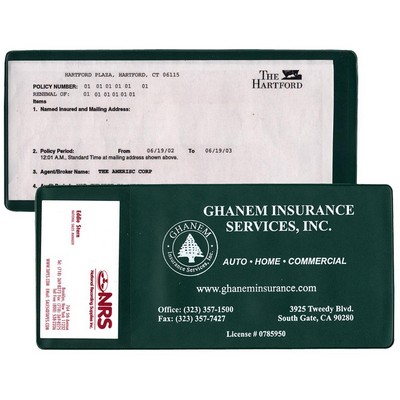 Copy-Guard Vinyl - Policy Holder with Extra Pocket (open on short side)