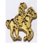 Stock Western Motifs Lapel Pins (Horse and Rider)