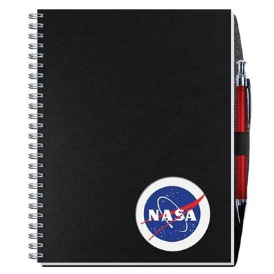 Shadowbox Paperboard Journal w/50 Sheets & Pen (6 ½"x 8 ½")